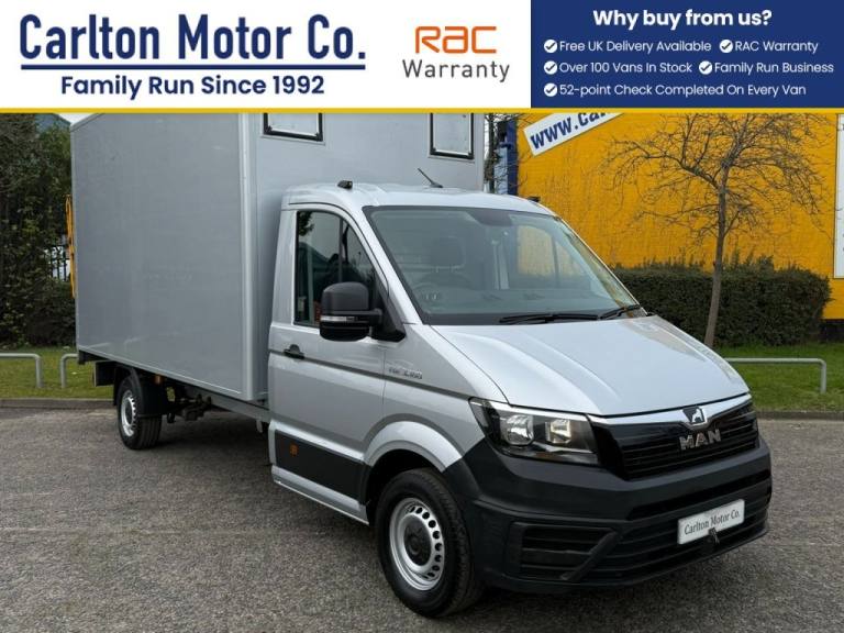 2021 MAN TGE 2.0 3100d C/ Cab 2dr [ BOX VAN + T/ LIFT ] Diesel Manual FWD LWB Euro 6 (s/ Box Van ...
