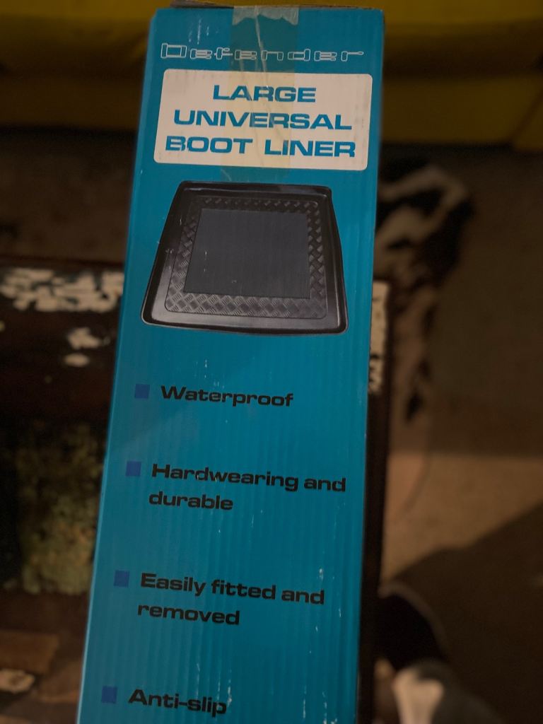 Large boot liner - brand new still boxed