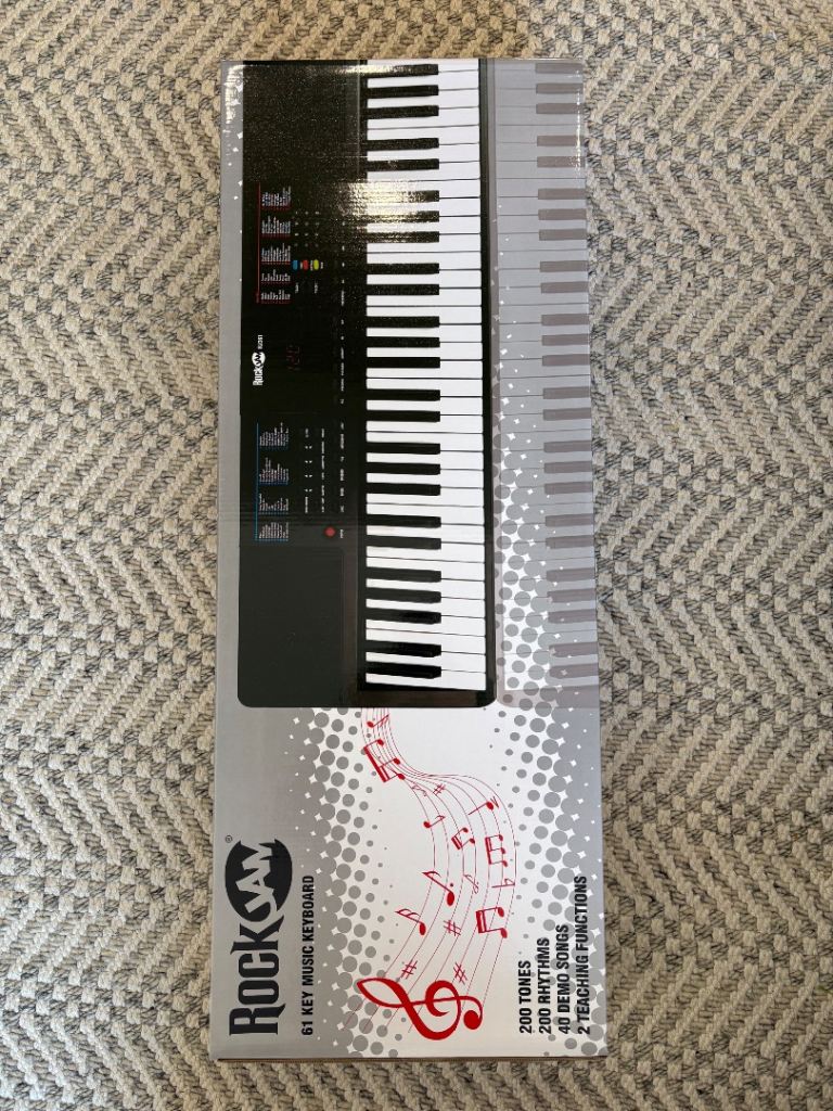 RockJam 61 Key Music Keyboard - Brand New in Box