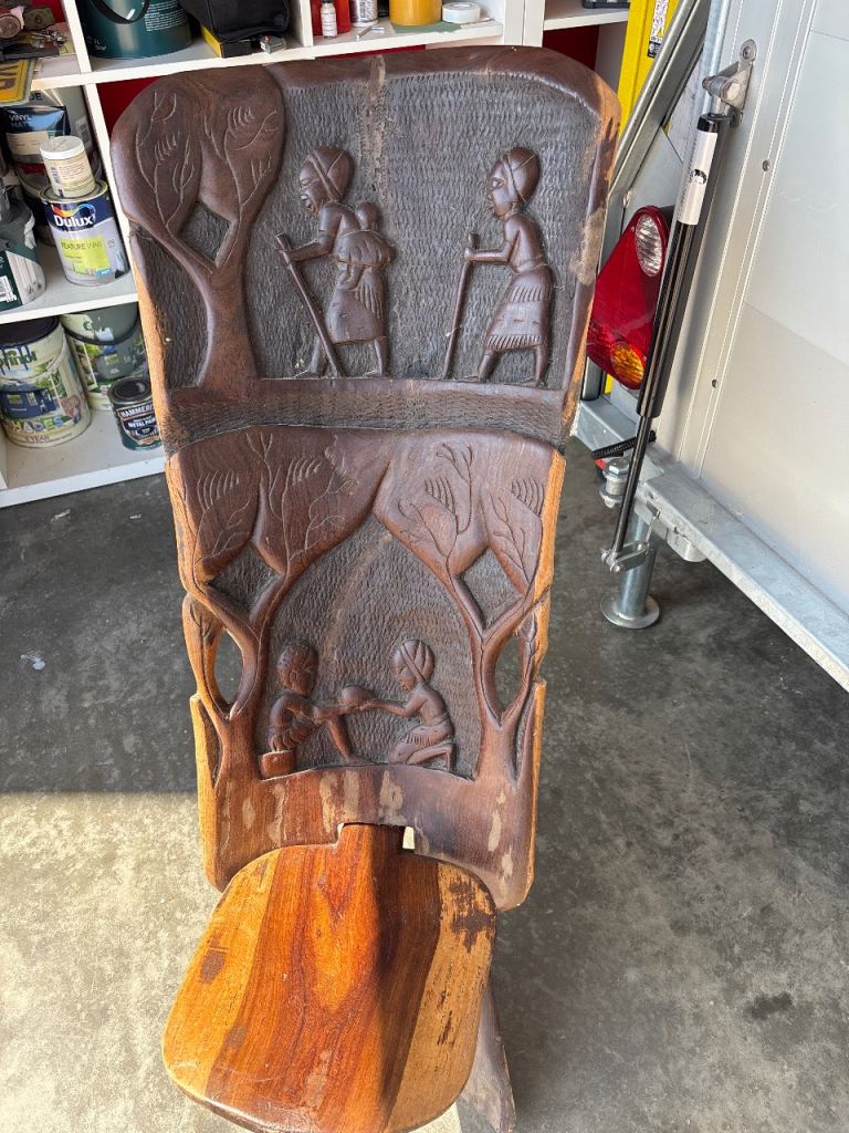 Decorative wooden chair 