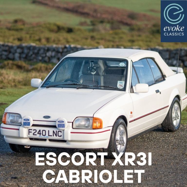 1989 Ford Escort XR3i Cabriolet CONVERTIBLE Petrol Manual