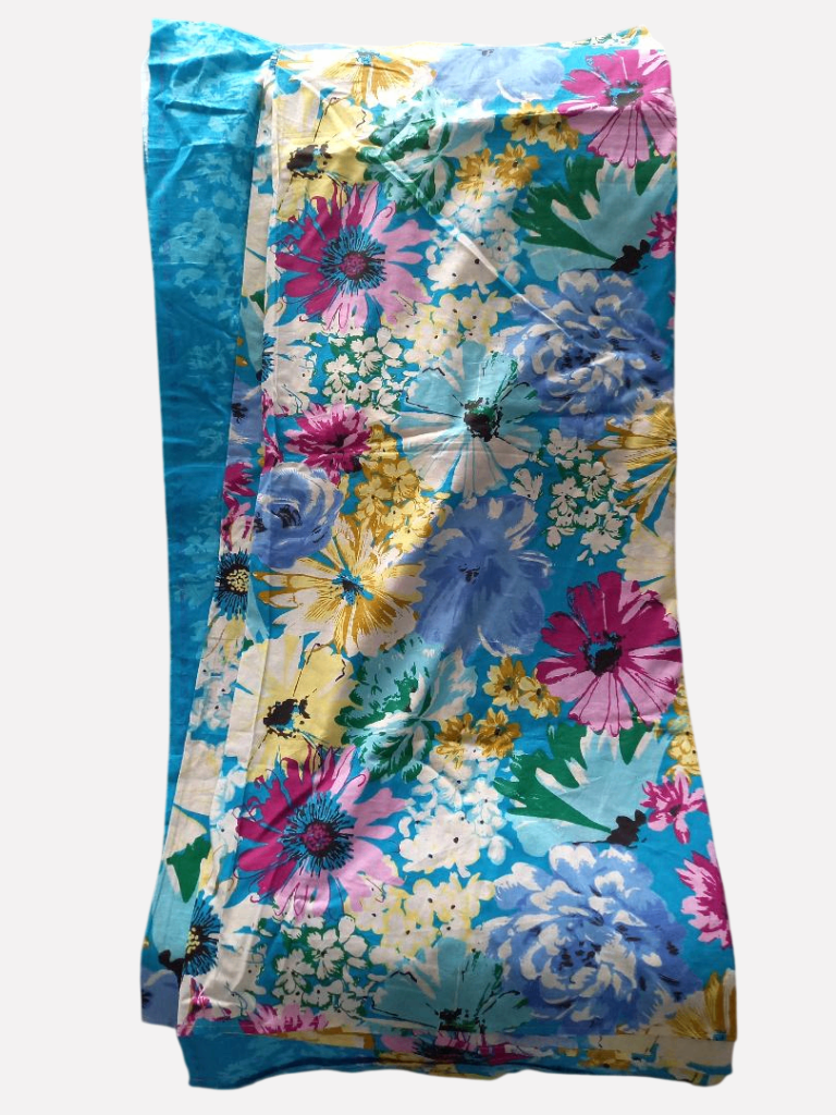  Flat Cotton bed sheet with 2 pillow cases
