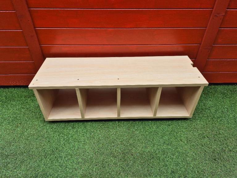 Childrens shoe rack bench seat 