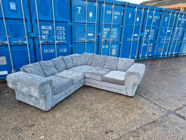 Grey Corner Sofa 🛋 DELIVERY AVAILABLE 🚚