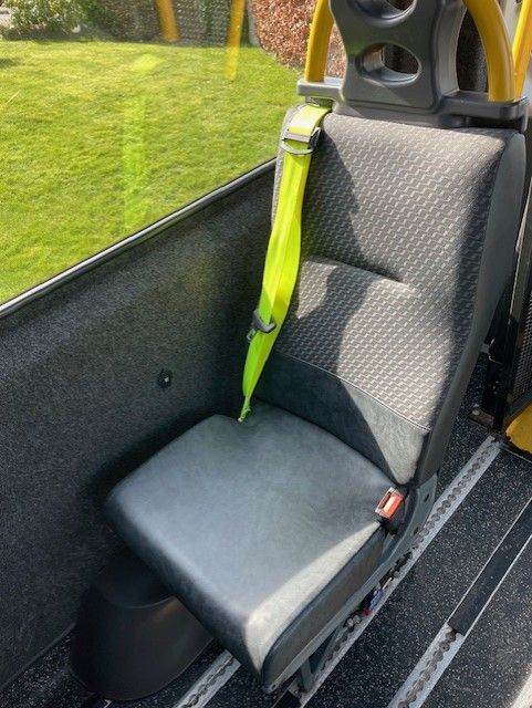 Seat with integrated seat belts - campervan- minibus