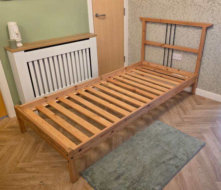 Ikea Dalselv Single Bed Frame with Mattress