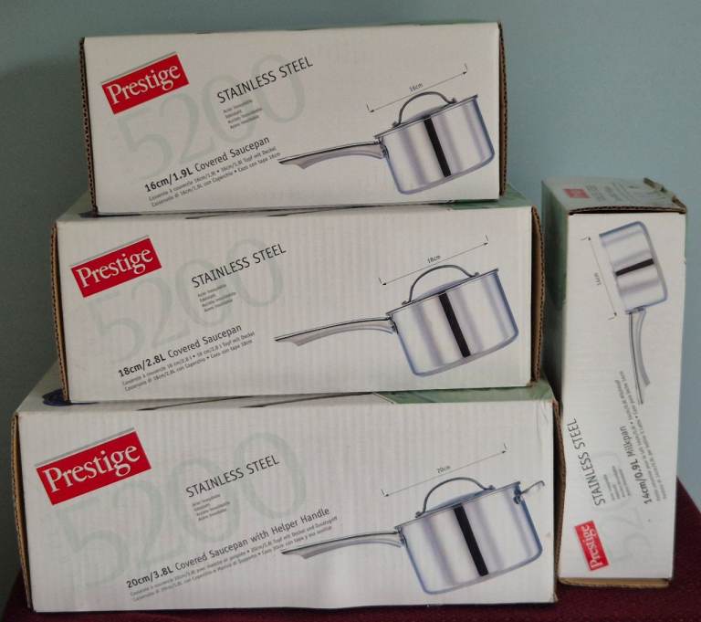 image for Prestige Saucepan set in very good condition 