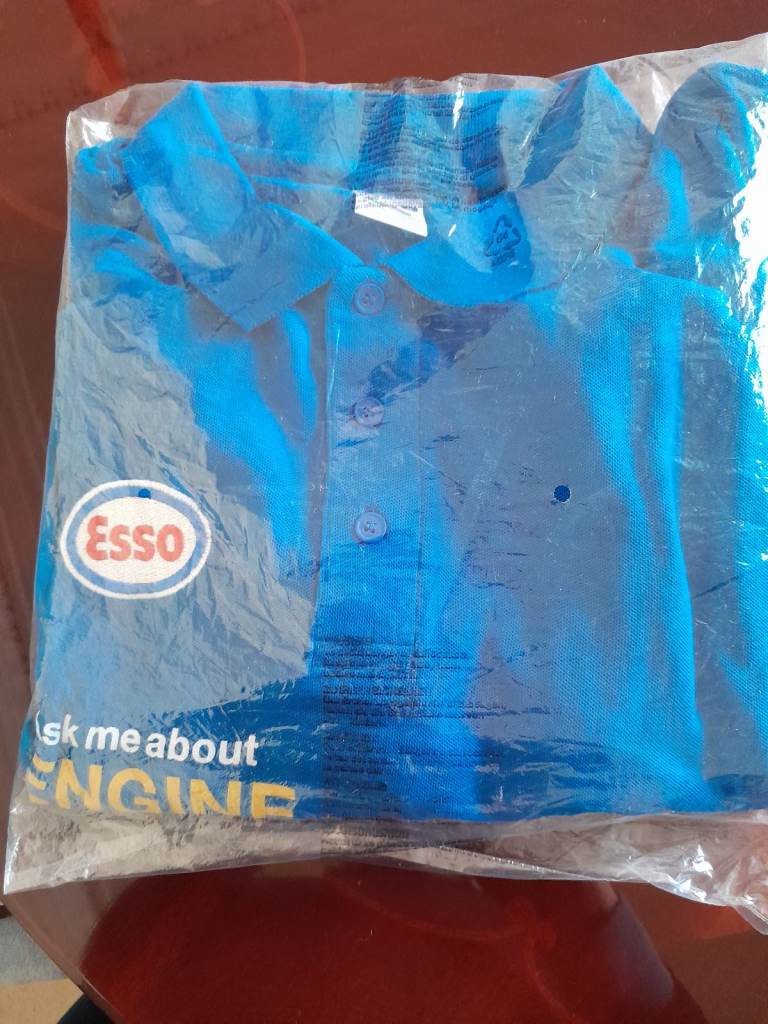 NEW Still in Bag ESSO Polo Shirt Size XL