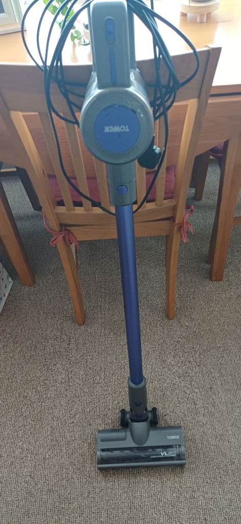 Tower Upright Vacuum Cleaner - Grey, Near New Condition