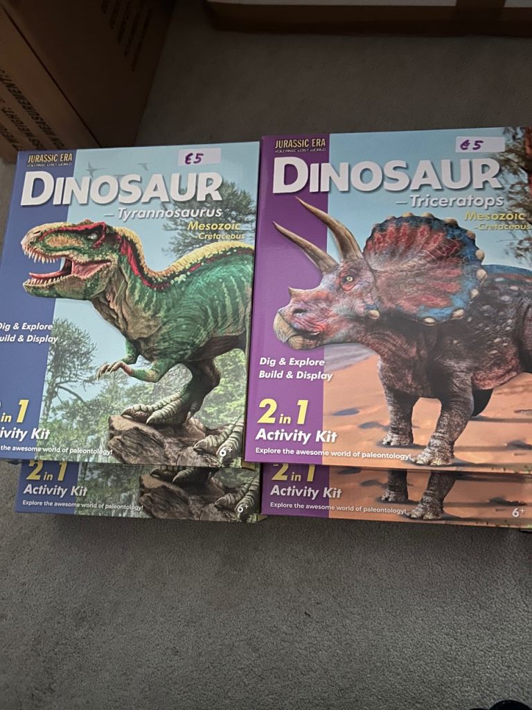 2 in 1 dinosaur dig and paint set 