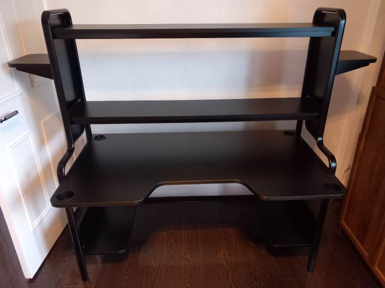 Ikea Fredde Black Gaming Desk / Music Workstation