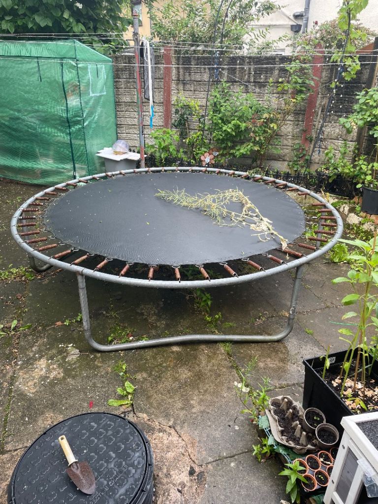 Large Garden Trampoline – Fair Condition