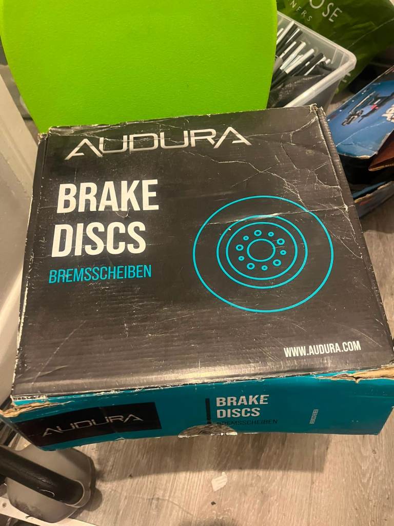 New Audura Front & Rear Brake Discs & Brake Pads – Audi VW Skoda SEAT MQB and more
