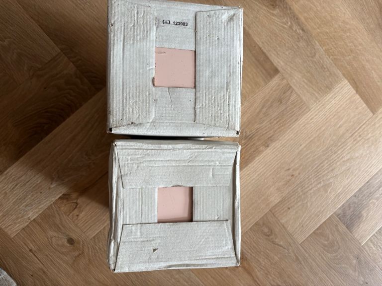 2 boxes of square wall tiles