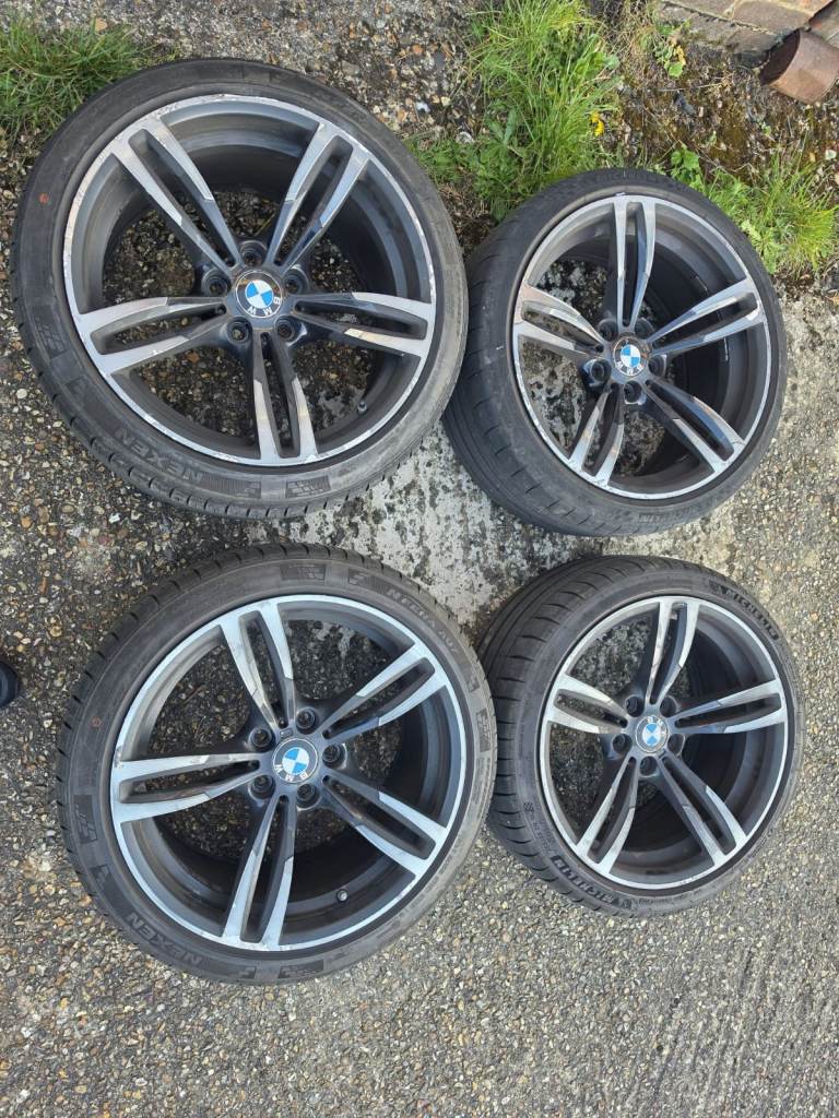 GENUINE BMW 19" M2 M3 M4 437M ALLOY WHEELS & TYRES