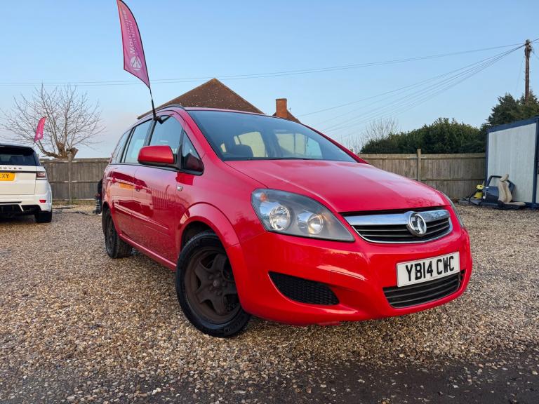 2014 Vauxhall Zafira 1.8 16V Exclusiv MPV 5dr Petrol Manual Euro 5 (120 ps)