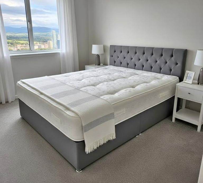 MEGA SALE 6ft Super King Size DIVAN Bed Base With Mattress Quick Delivery Order Now Must Go = =