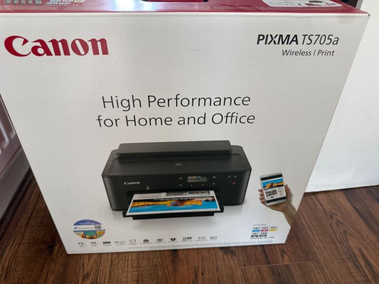 Canon PIXMA TS705a Wireless Printer with Edible Printing Accessories