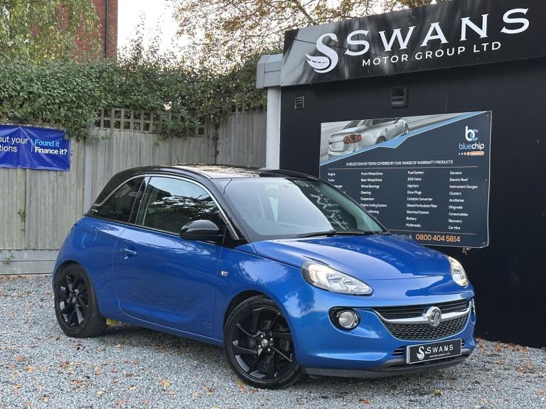2015 Vauxhall Adam 1.0 i Turbo ecoFLEX SLAM Petrol Manual 3 Door Hatchback Blue