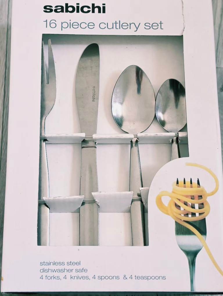 Sabichi New Stainless Steel 16-Piece Cutlery Set