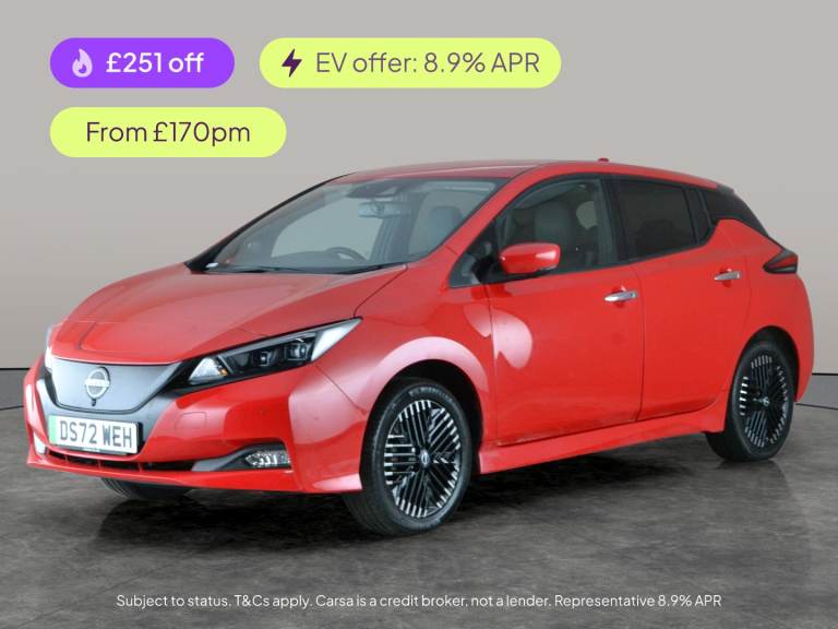 2022 Nissan Leaf 59kWh e+ Tekna Hatchback 5dr Electric Auto (217 ps) - LED - REVERSE CAM - N Hatc...