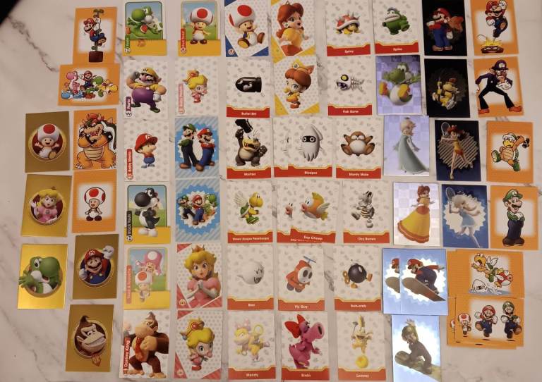 🔥Super Mario Collectable Trading Cards 2022 Collection