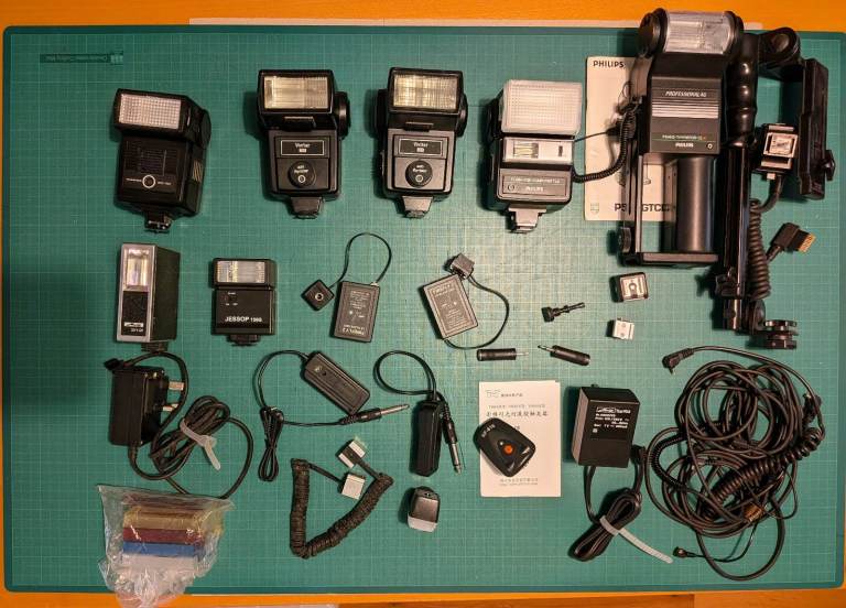 Film Camera Flash Units & Accessories.