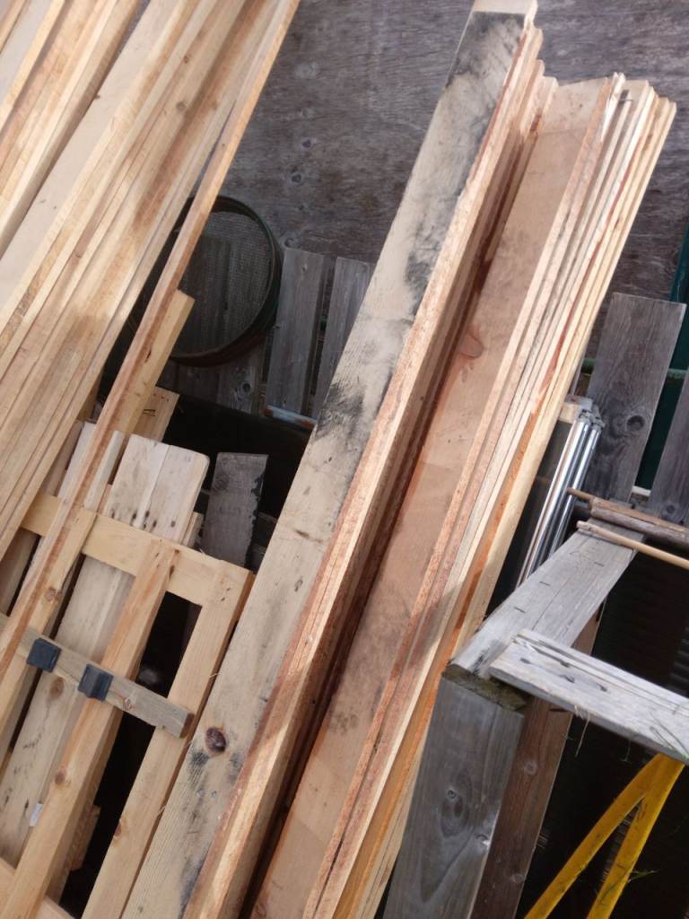 Reclaimed Timber Lats - Various Sizes, Fair Condition