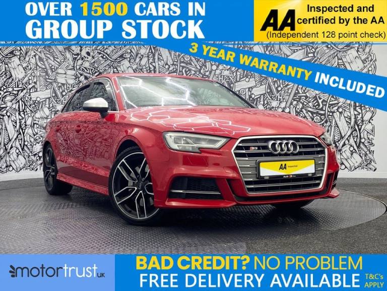 2017 Audi S3 2.0 TFSI Saloon 4dr Petrol S Tronic quattro Euro 6 (s/s) (310 ps) Saloon Petrol Auto...