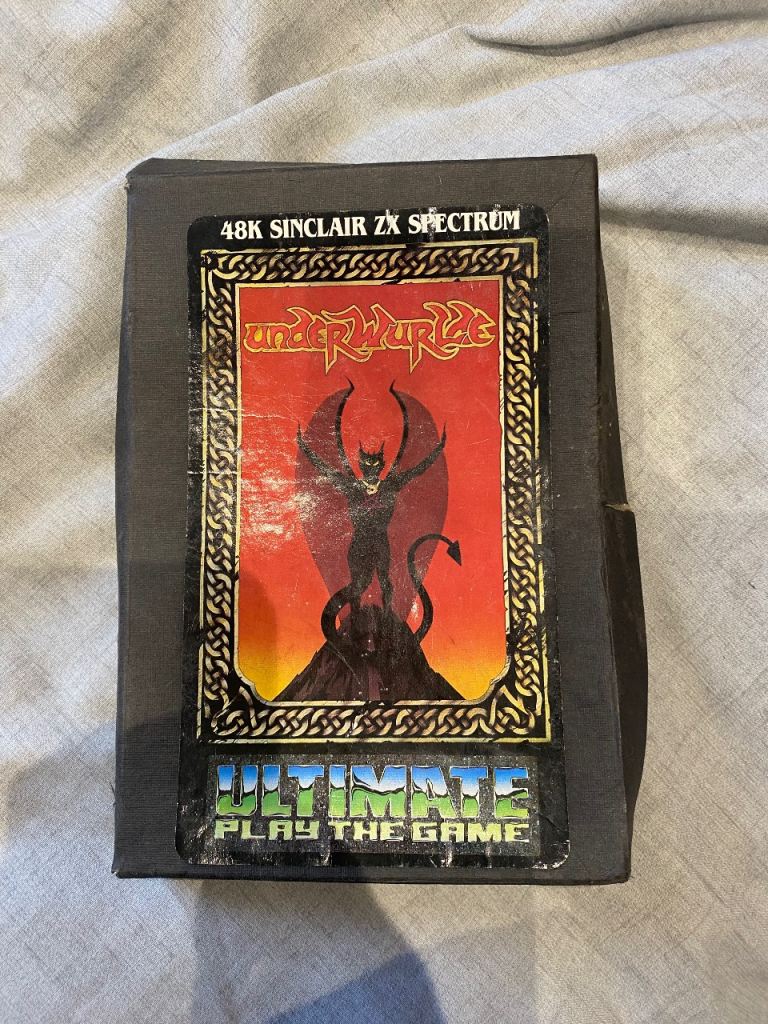 Rare Underwurlde Game Sinclair ZX Spectrum (Ultimate Play The Game) Complete in Box