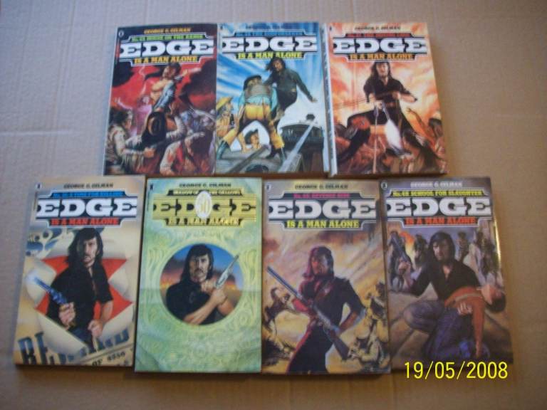 EDGE (Western Paperbacks 1980s (no, 45, 46, 47, 48, 49, 50, 51 FREE P/P