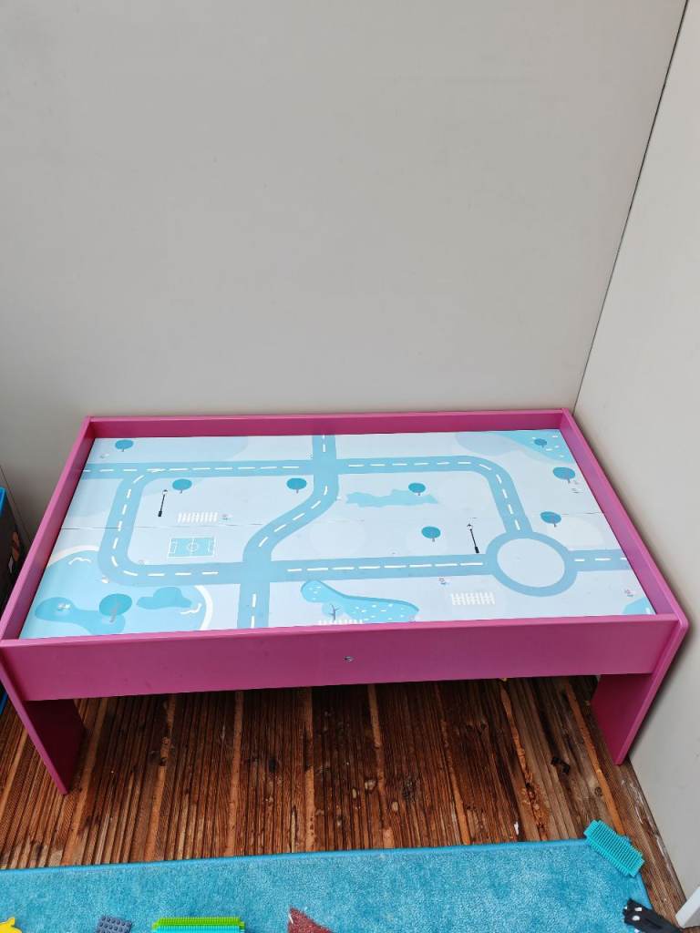 Train/Car play table for kids