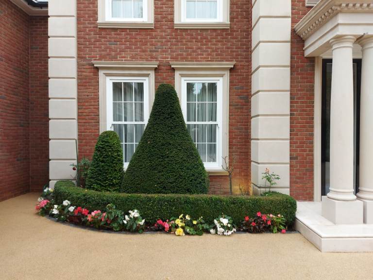 Garden services maintenance general garden cleaning hedge trimming turfing grass cutting jet washing