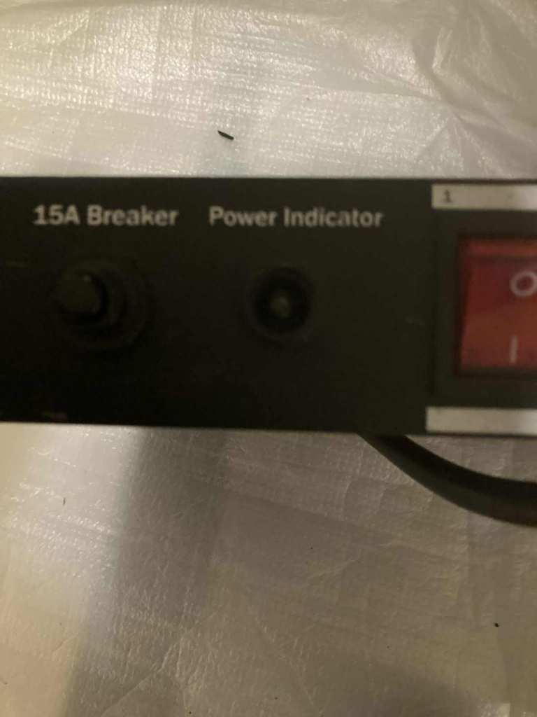 Transcension PC08 Effects Switch Panel for led lights - rackmount