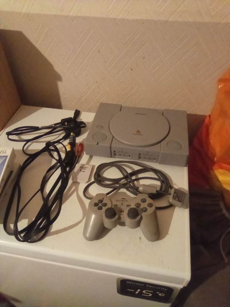 Ps1 console and Wii games.