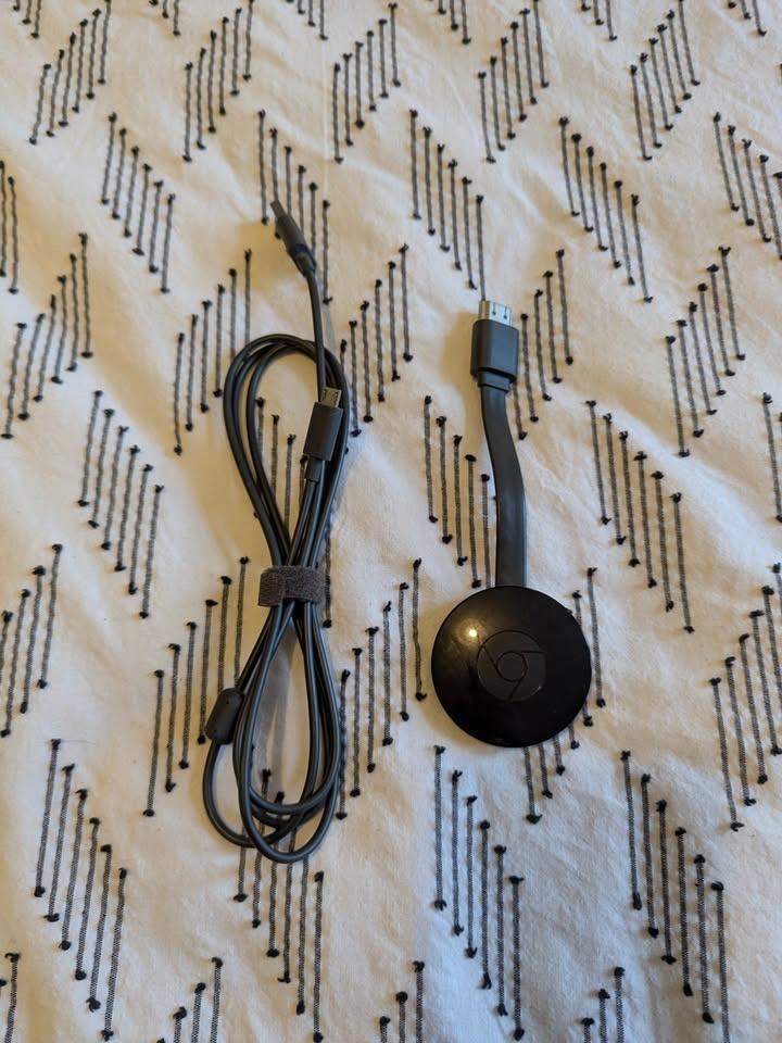 Google Chromecast with USB Cable – Good Condition