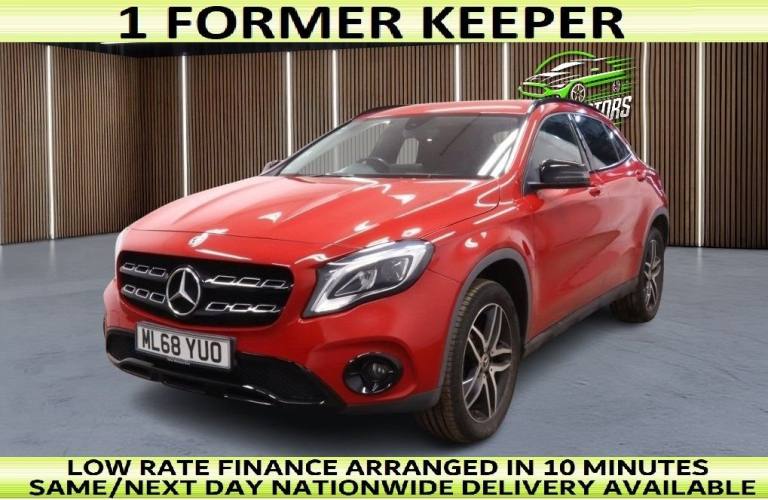 2018 68 MERCEDES-BENZ GLA 1.6 GLA180 URBAN EDITION SUV 5DR PETROL MANUAL EURO 6 