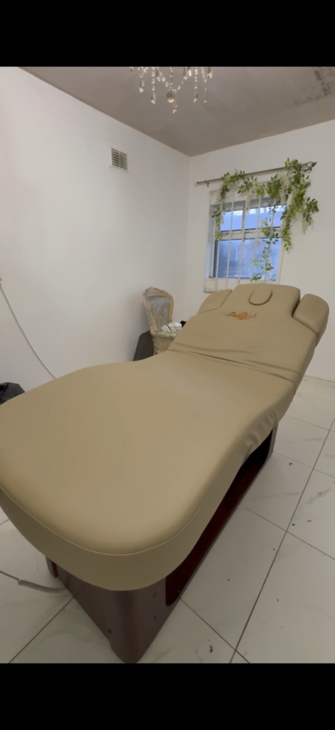 Electric massage bed