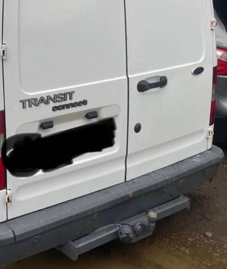 Transit connect towbar