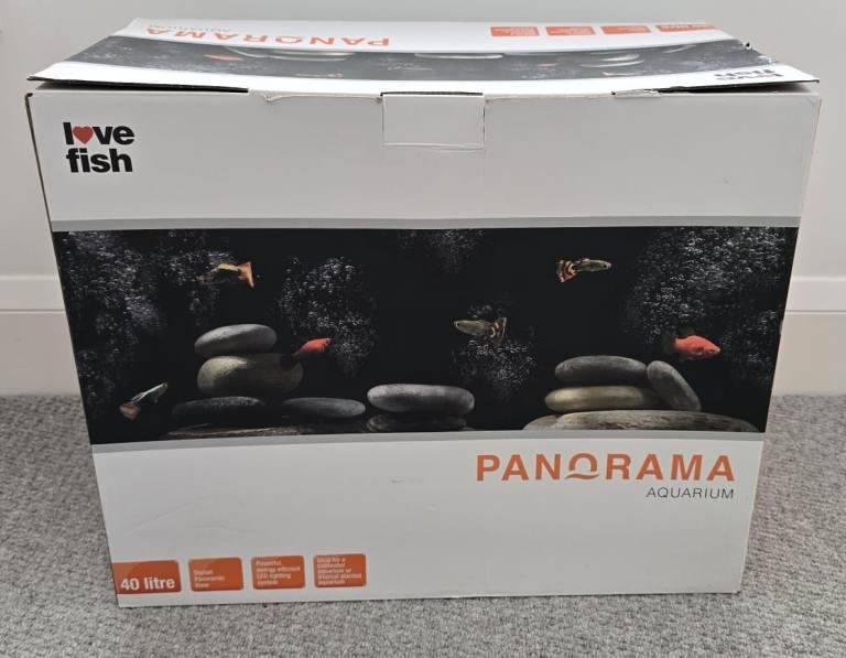 Love Fish Panorama 40 Litre Aquarium – Good Condition
