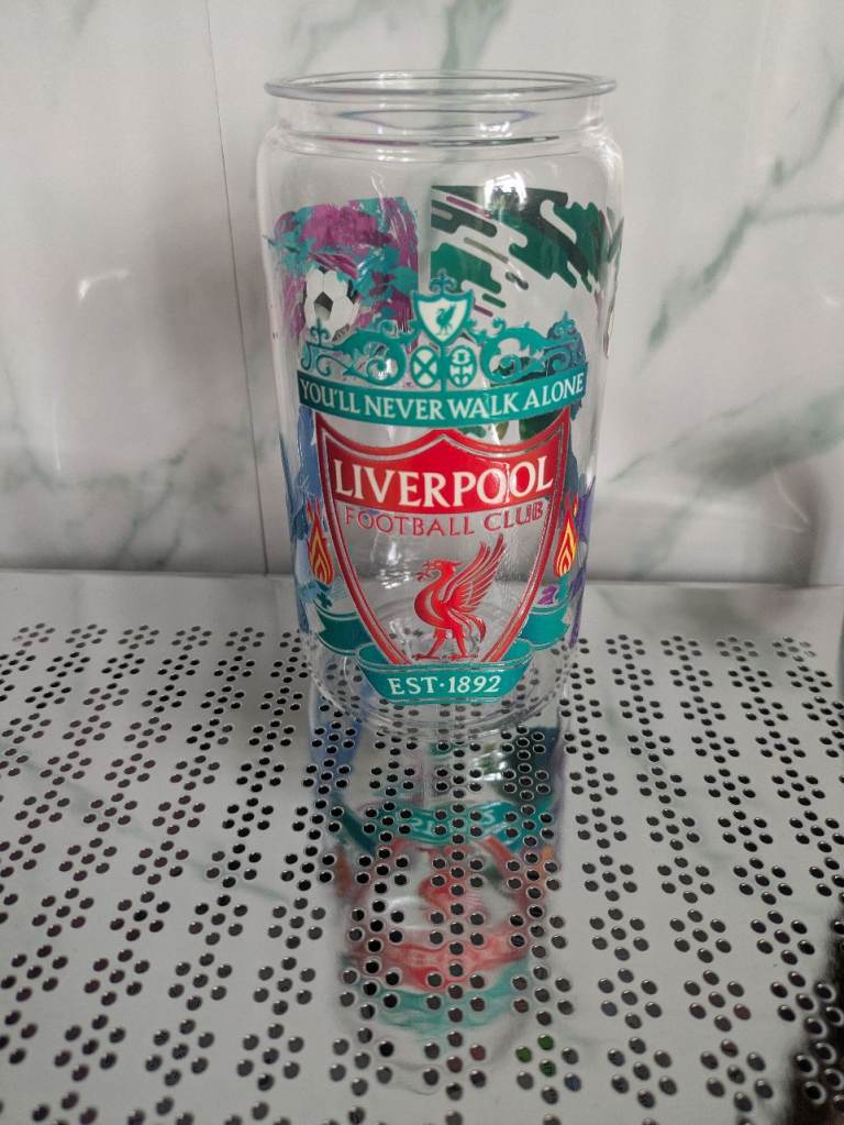 Liverpool FC Football Club Plastic Tumbler – Handmade