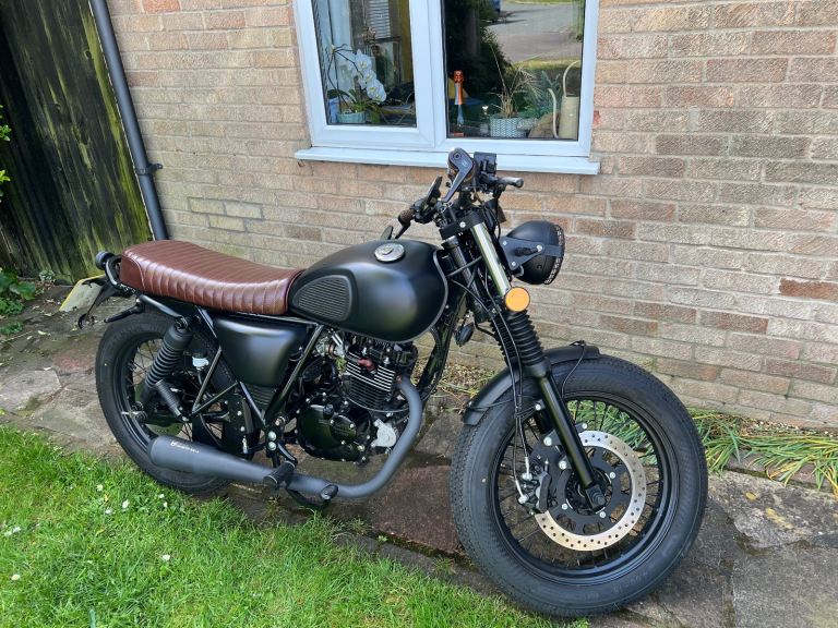 MATT BLACK - 125- Mutt Mungrel motorcycle 