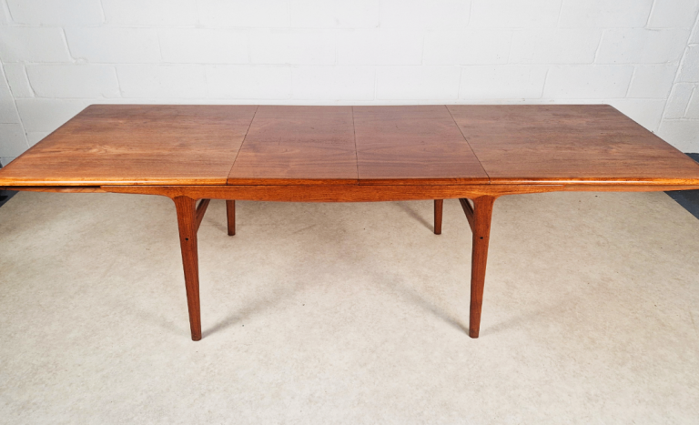 Mogens Kold Møbelfabrik Vintage Danish Mid Century Teak Extending Dining Table PG113
