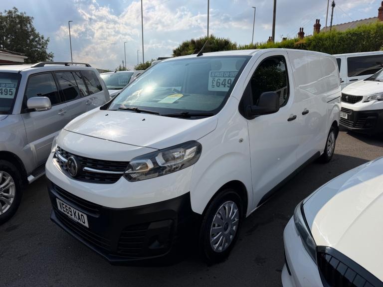 2019 69 VAUXHALL VIVARO 1.5 TURBO D 2700 EDITION L1 H1 WHITE PANEL VAN DIESEL