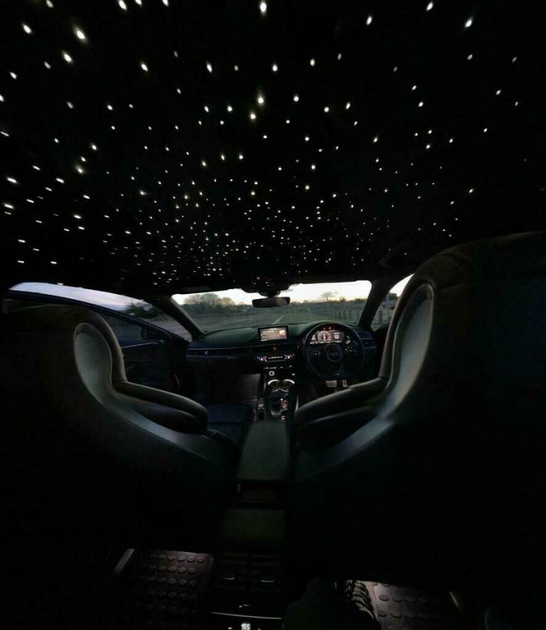 Unique luxury starlight roof car office weddings installation