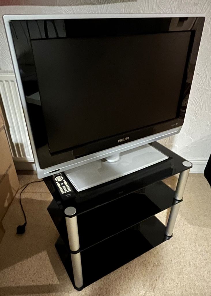 LCD TV with Glass Stand