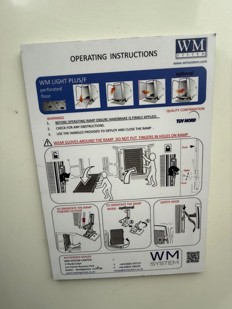 Heavy Duty Folding Van Loading Ramp – 400kg Capacity – WM System