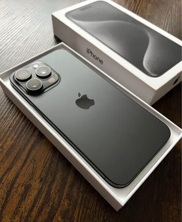 image for Apple iPhone 15 Pro Max | 256GB | Black Titanium | Unlocked | with Original Box