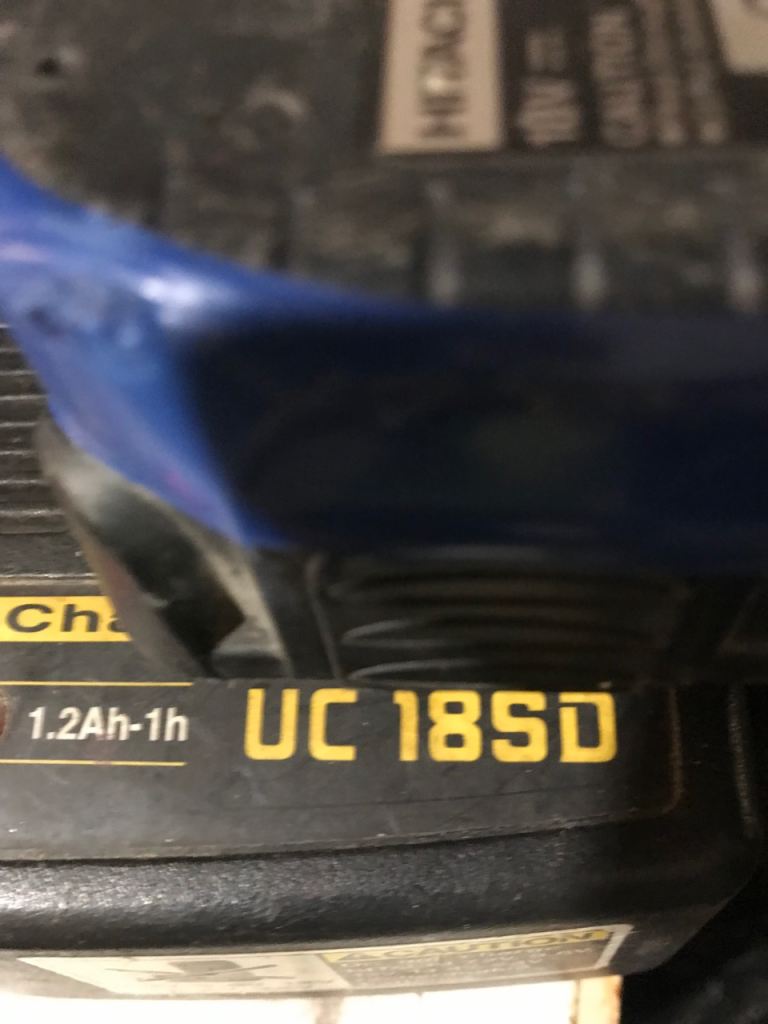 Hitachi UC 18SD 18V Battery Charger with Drilli 18volt