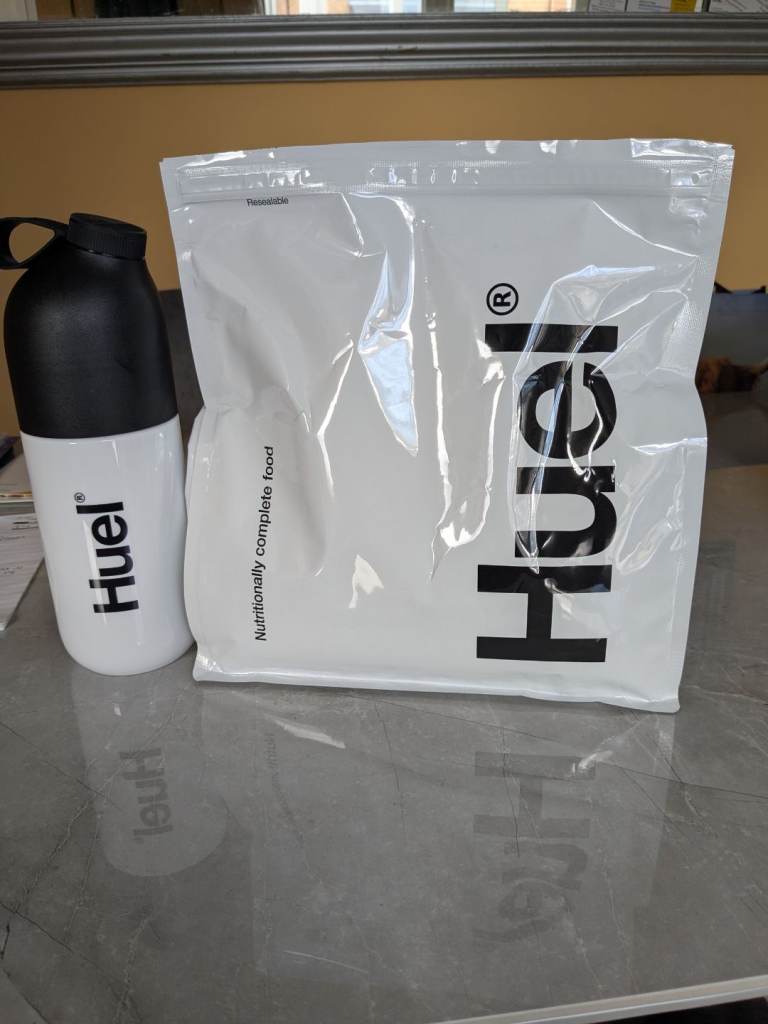 Diet protein shake powders.